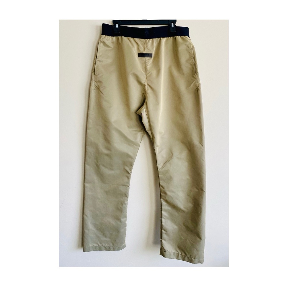 Essentials Fear Of God Nylon Lounge Pants in Oak Sz L